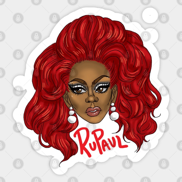 Rupaul Sticker by Yukiimomo